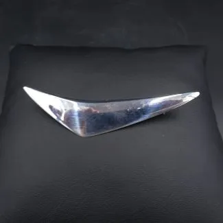 Hans Hansen peak sølvbroche, nypoleret 