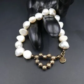 Ferskvandsperle armbånd fra Flora Danica