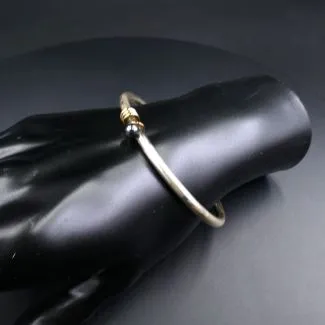 Kraftig armring af sterling sølv fra Rauff (IB 6,7 cm)