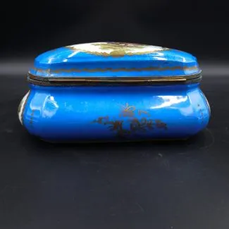 Fineste store vintage porcelæns skrin (20 x 10)