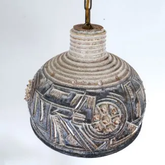 Stor keramik lampe fra Jette Hellerøe for Axella (H:26)