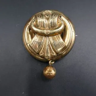 Antik forgyldt broche