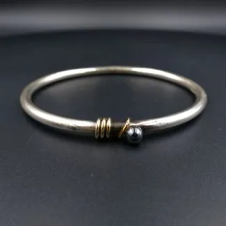 Kraftig armring af sterling sølv fra Rauff