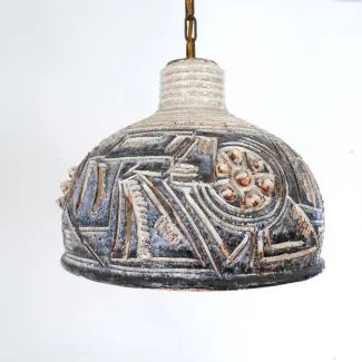 Stor keramik lampe fra Jette Hellerøe for Axella