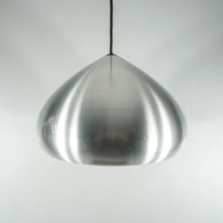 Dania Pendel i børstet aluminium fra Jo Hammerborg for Fog & Mørup