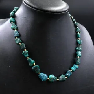 Vintage turkis halskæde fra Erik Poul Fenster