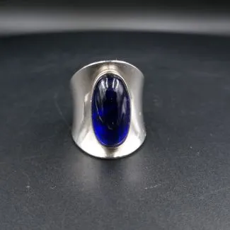 Stor vintage sølv klemme ring fra Niels Erik From