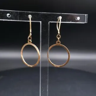 Vintage øreringe i 14 karat guld fra Erling Nilausen 