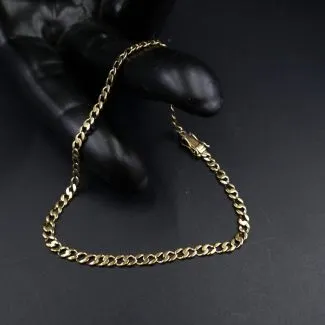 Vintage otte karat guld armlænke (20)