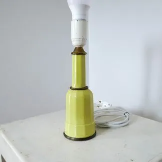 Lille Heiberg bordlampe i sjælden gul farve (28)