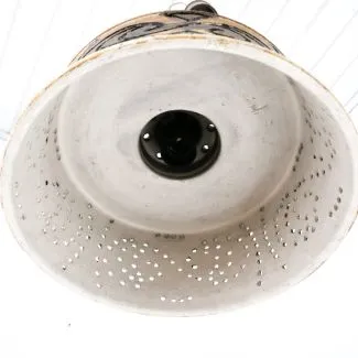 Stor keramik lampe fra Jette Hellerøe (H:23)