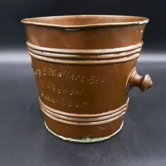 Vintage kobber vinkøler med dansk inskription (16)