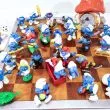 Kæmpe samling smølfe-figurer etc.
