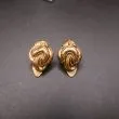 Bernhard Hertz vintage guld-øreclips udført i otte karat