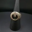 Kraftig vintage ring i sterling sølv
