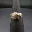 Vintage sølv ring med detalje af horn