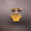 Fineste Volmer Bahner vintage broche i form af emaljeret kongekrone
