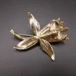 Vintage lilje broche i sterling sølv fra Leo Askhim