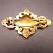 Antik broche med en kraftig forgyldning (rolled gold)