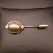 Georg Jensen vintage sølv broche eller hatte-nål udført i sterling sølv.