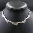 Vintage leddelt sterling halscollier fra Aarre & Krog 