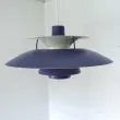 Original vintage PH 5 lampe i den lilla-blå nuance