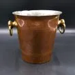 Patineret vintage kobber champagne køler/spand