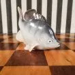 Figur af lille amerikansk aborre fra Royal Copenhagen