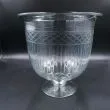 Stor vintage krukke/vase af krystal glas