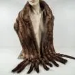 Vintage mink stola i smuk brun nuance i lækreste kvalitet