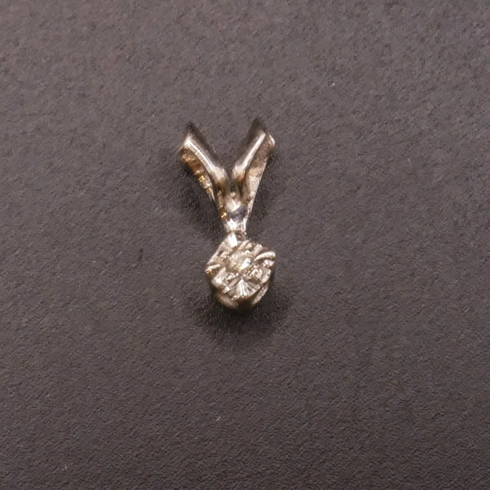 Diamant og guld vedhæng fra Henning Ulrichsen