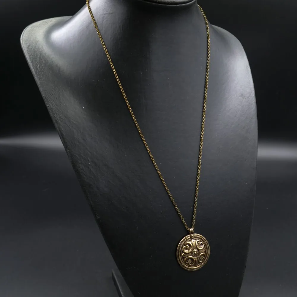 Vintage halskæde udført i bronze, finsk design fra Kalevala Koru