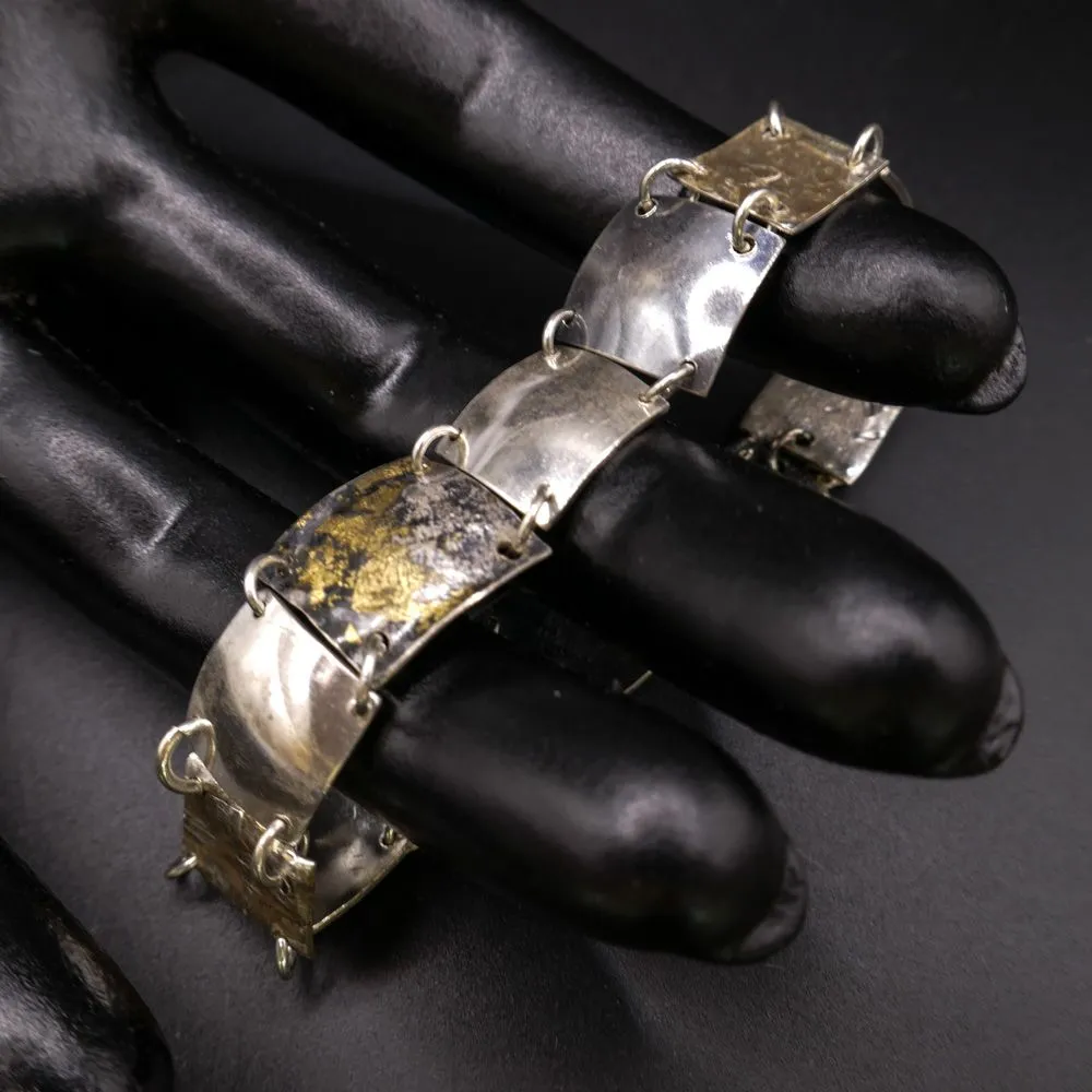 Lækkert & anderledes designer sølv armbånd