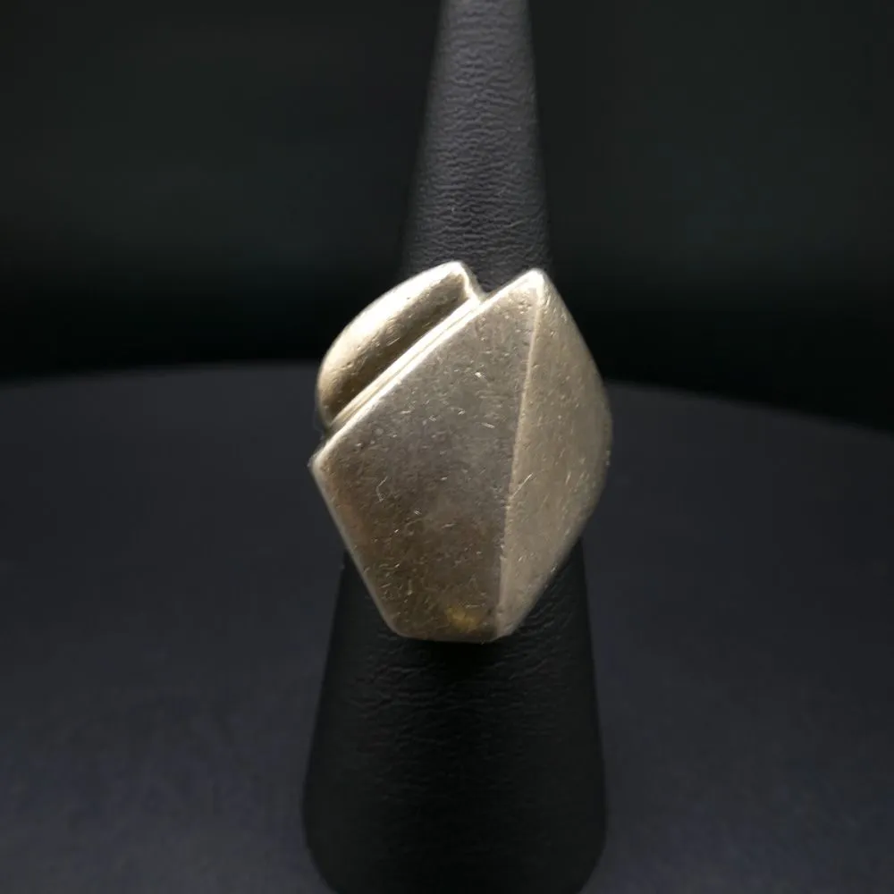 Vintage kæmpering af sterling sølv designet af Claus Georg Melcher