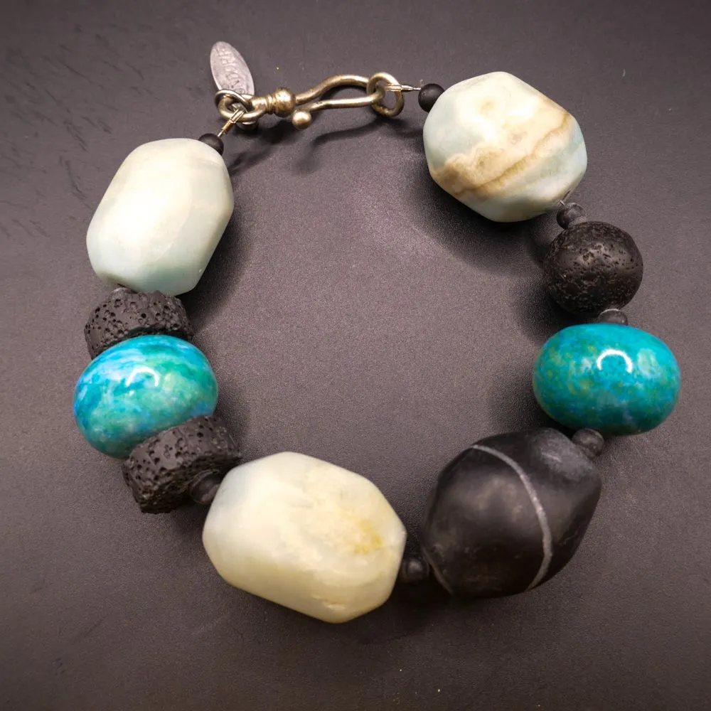 Sten-armbånd fra Londorf med lås af sterling sølv