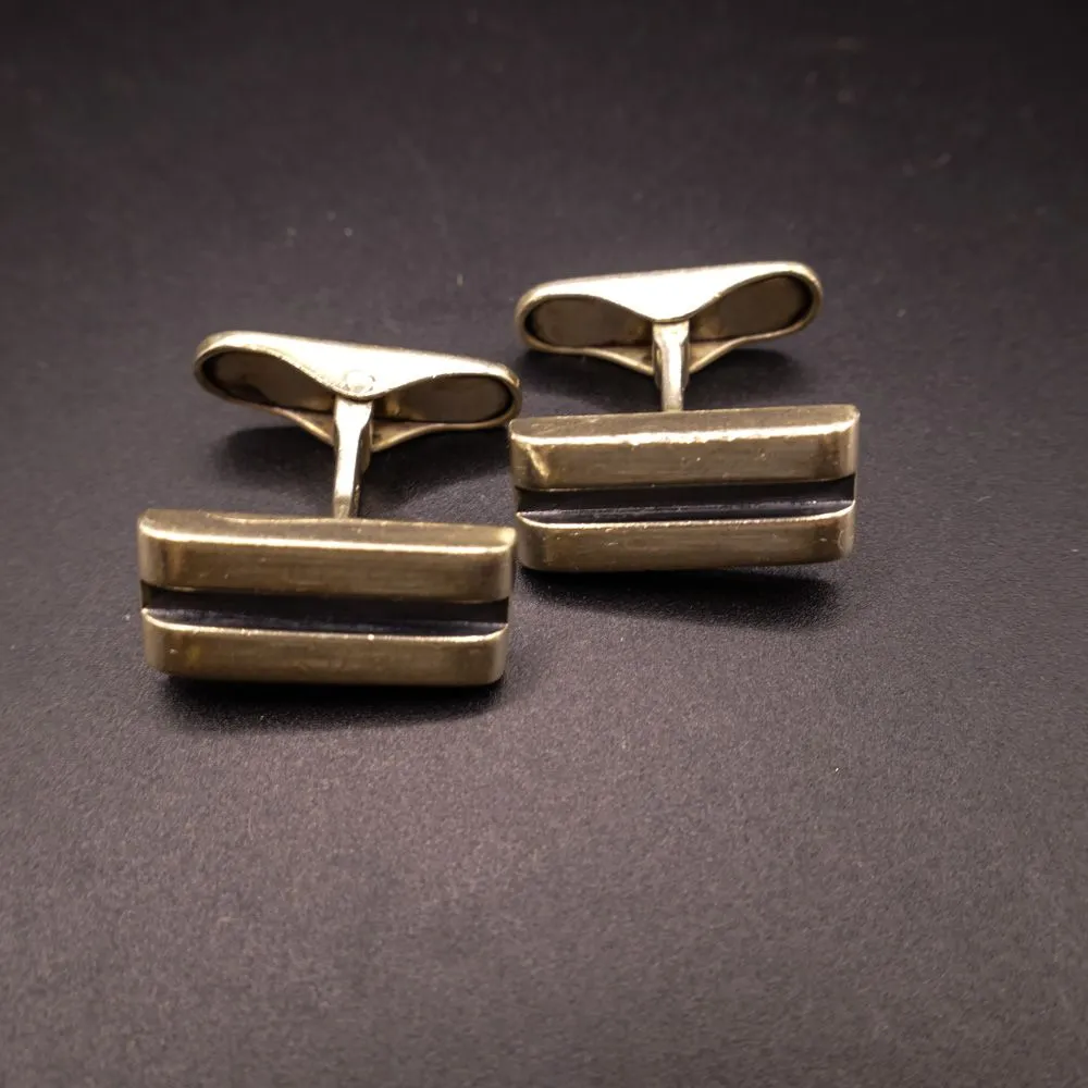 Hans Hansen sølv vintage manchetter 