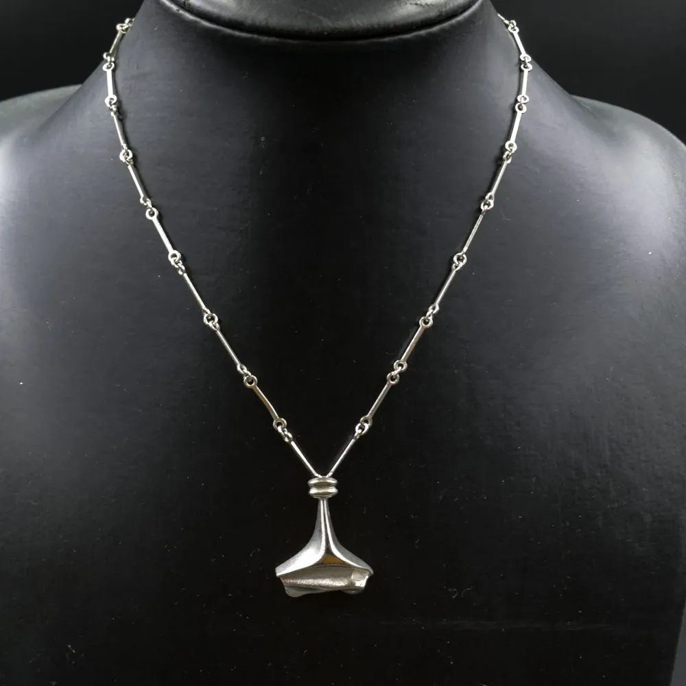 Designer sølv-halskæde fra Bjørn Weckstrøm for Lapponia