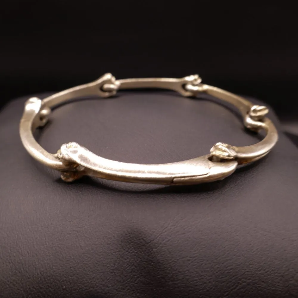 Vintage armlænke i sterling sølv fra Lapponia!