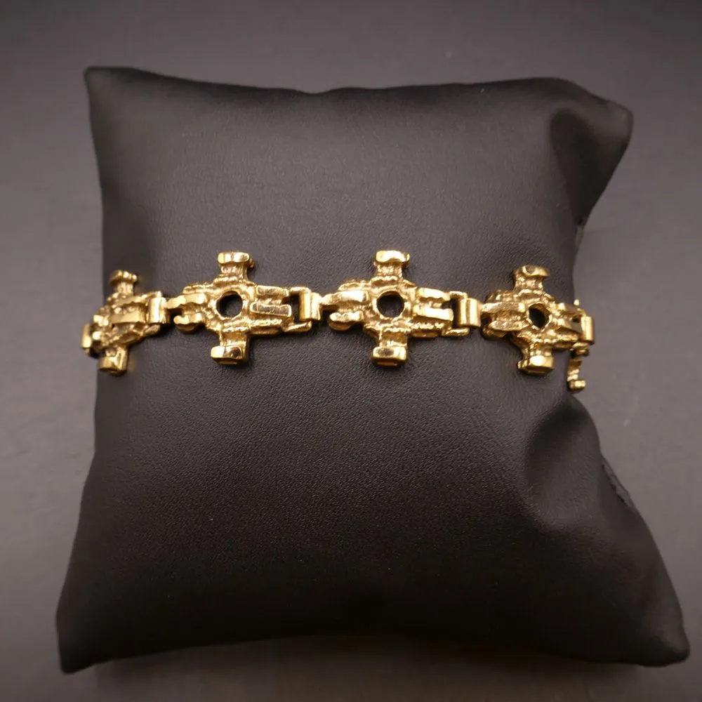 Vintage armlænke finsk design udført i bronze