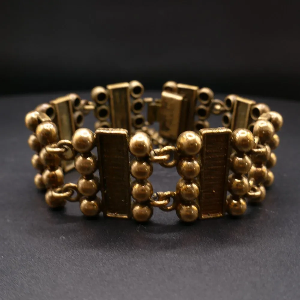 Vintage finsk designer armbånd udført i bronze