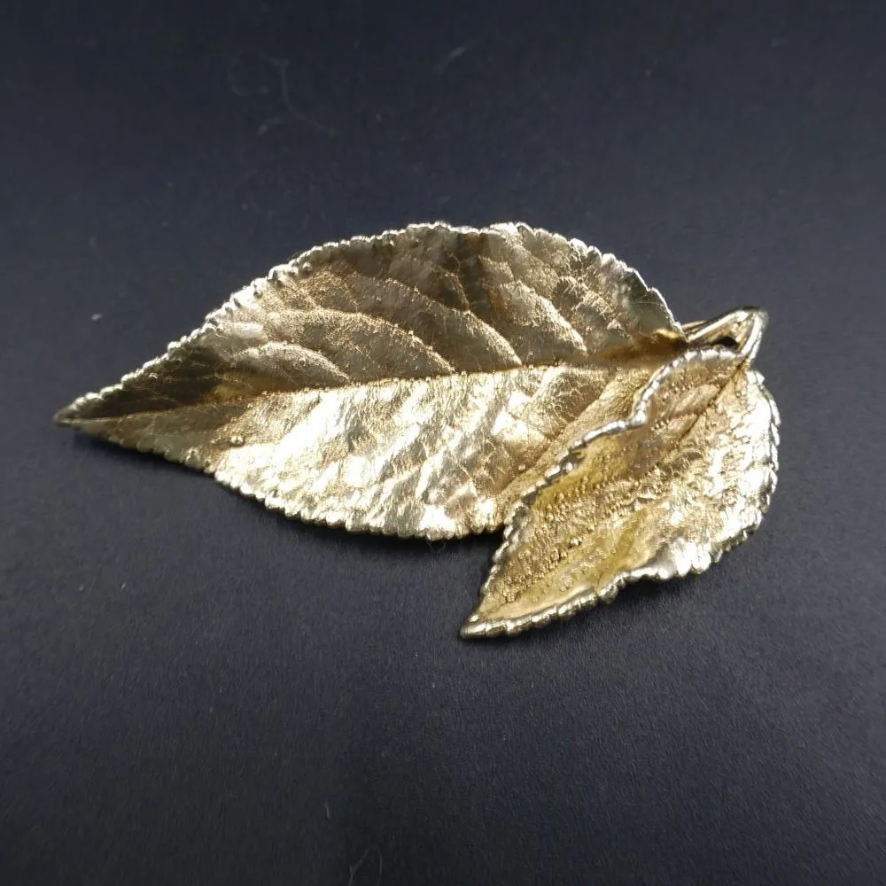 Vintage Flora Danica bladbroche fra Tilia