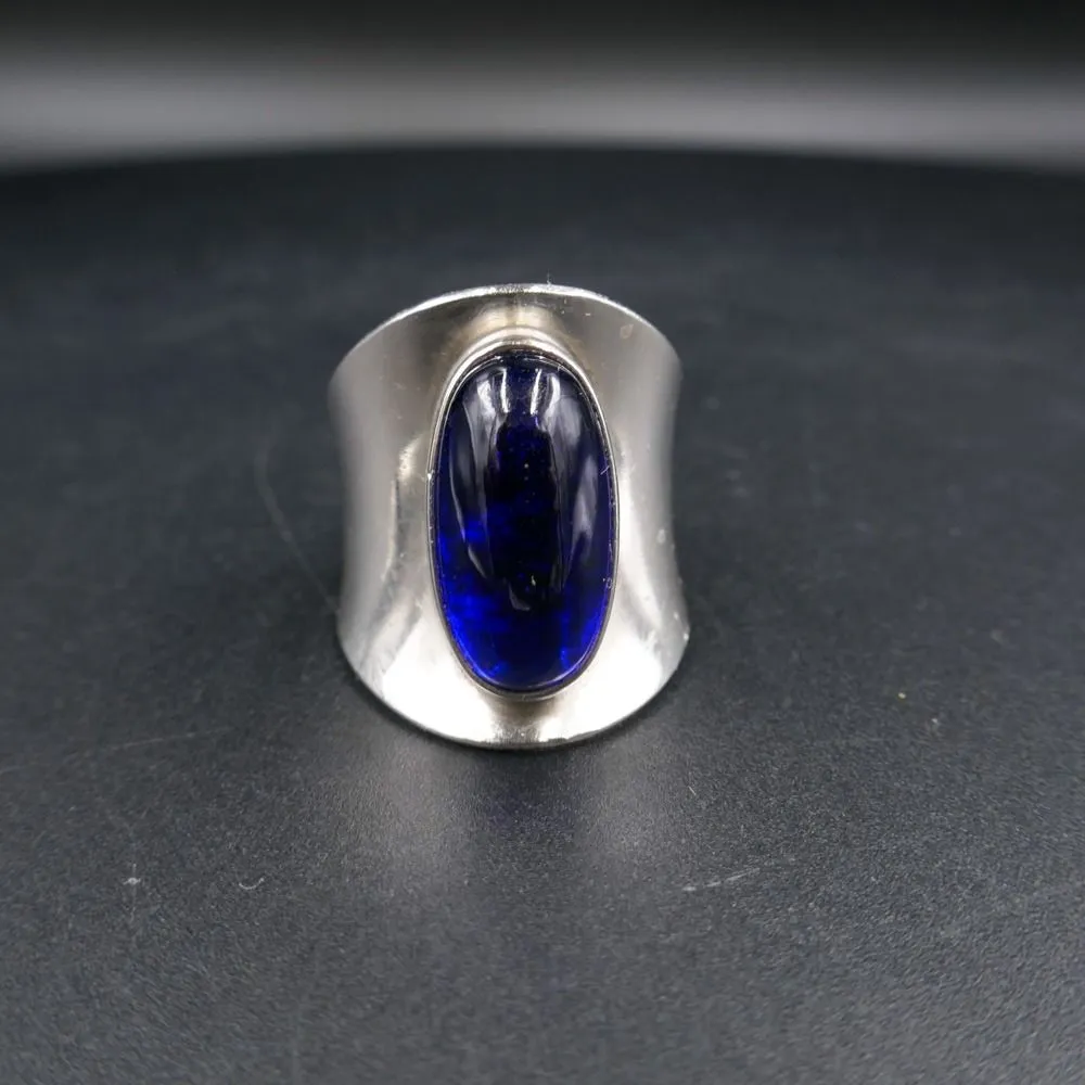 Stor vintage sølv klemme ring fra Niels Erik From