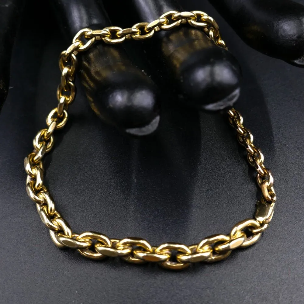 Anker-armbånd med meget kraftig forgyldning