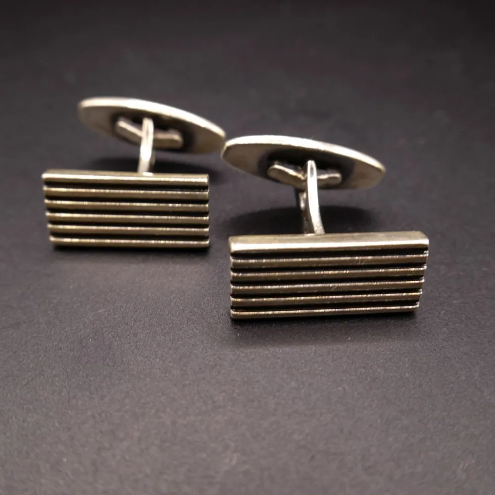 Vintage sølv manchetter fra Hans Hansen.