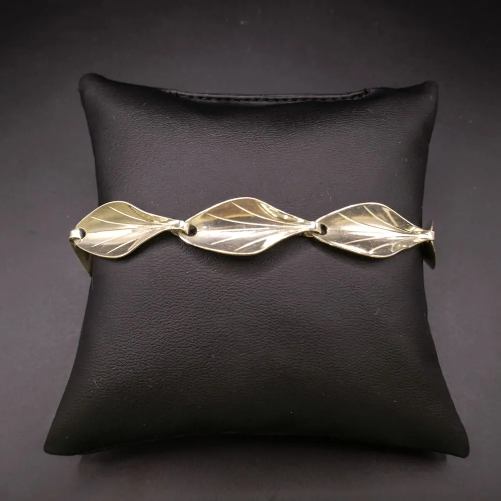 Vintage leddelt blad-armlænke fra Siersbøl