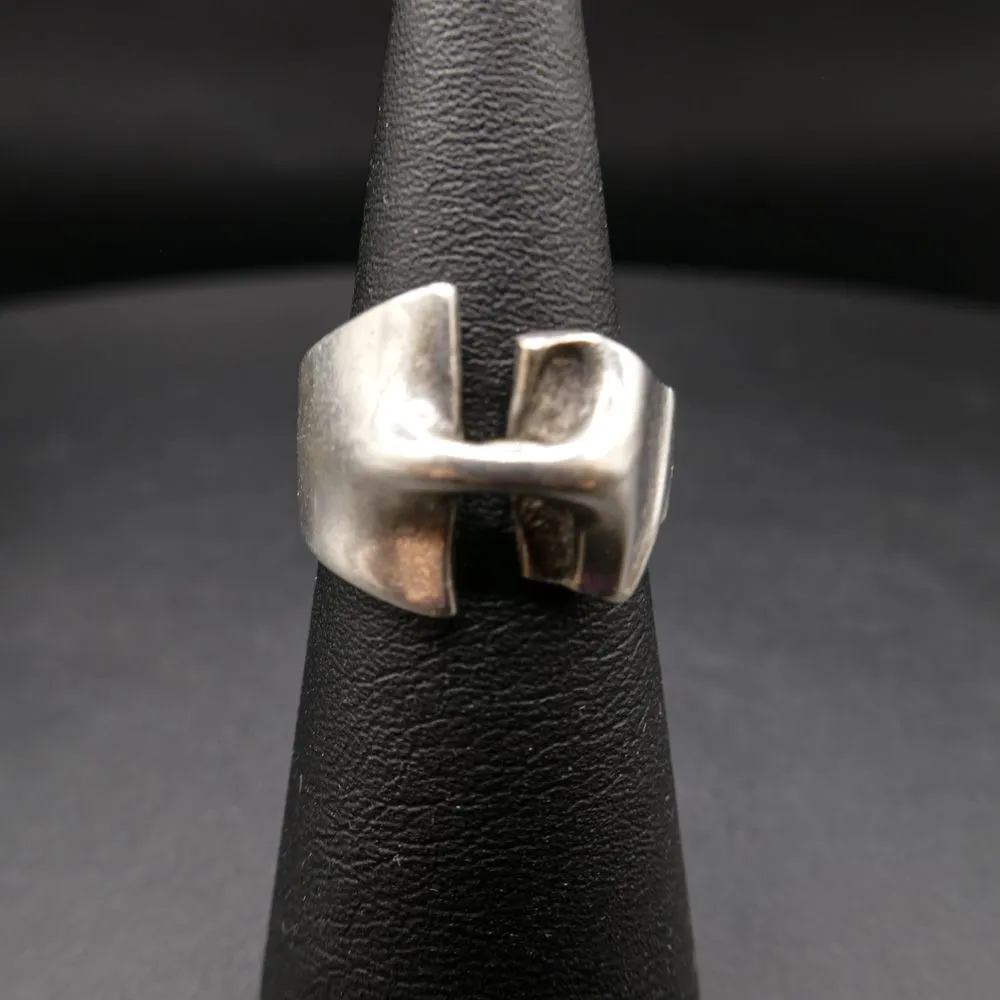 Vintage Lapponia sølvring model Styks designet af Bjørn Weckström